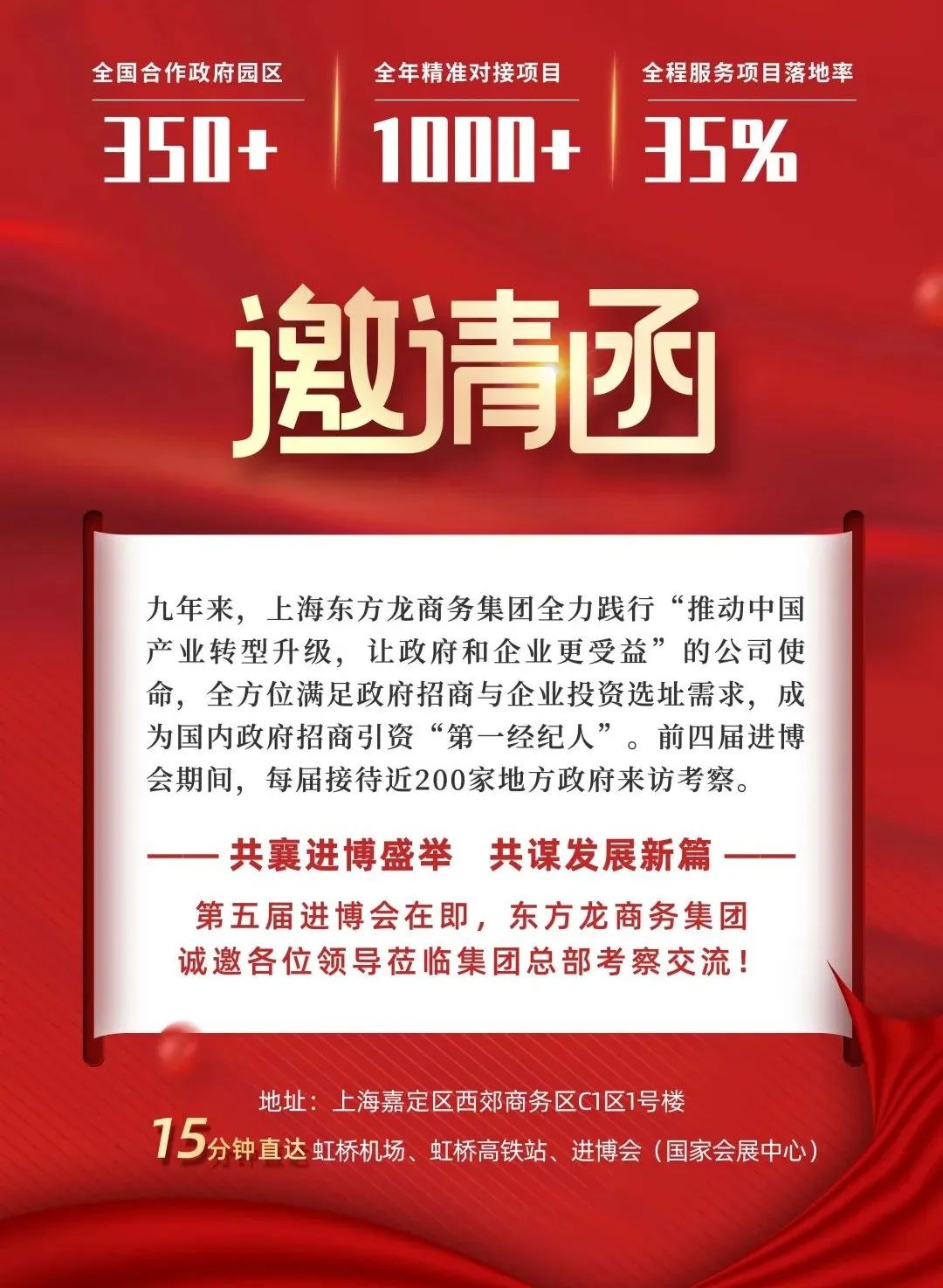 【委托招商運(yùn)營(yíng)服務(wù)地圖】五度迎進(jìn)博！招大引強(qiáng)！以項(xiàng)目之“進(jìn)”支撐發(fā)展之“穩(wěn)”！