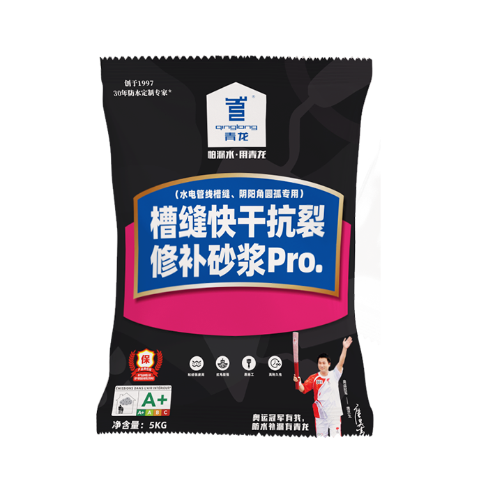 槽縫快干抗裂修補砂漿Pro.(特別適用于水電管線的槽縫)